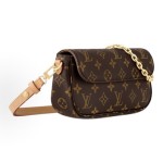 LOUIS VUITTON WALLET ON CHAIN IVY baguette bag Hand bill shoulder bag brown